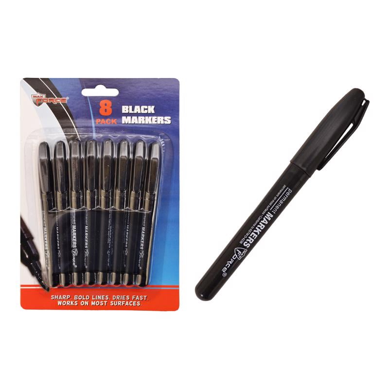 Diamond Visions Markers Black Carded 8 Pack Pack of 48