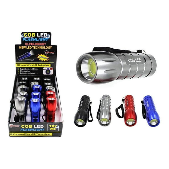 Diamond Visions Max Force 08-1691 COB LED Flashlight in Assorted Colors 1 Flashlight