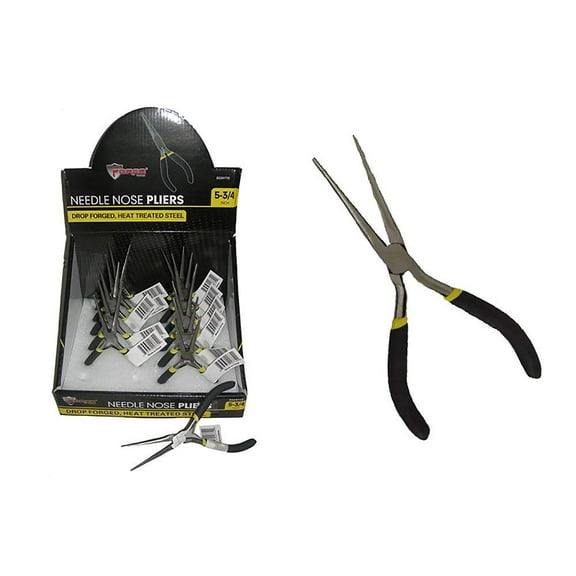 Diamond Visions Max Force 2220772 Needlenose Pliers 5.75 Inch MultiPack 2 Pliers