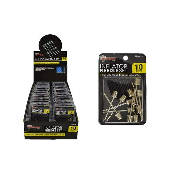 Diamond Visions Max Force 2220879 10 Piece Inflator Needle Set 10 Needles