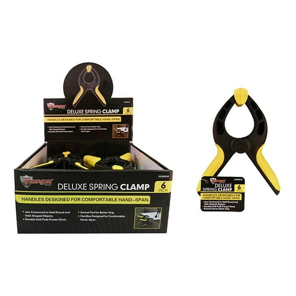 Diamond Visions Max Force 2220918 6 Inch Nylon Spring Clamp Set 2 Clamps