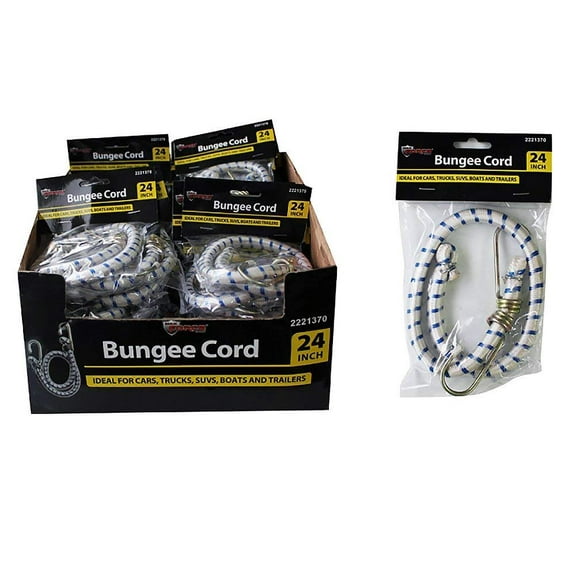 Diamond Visions Max Force 2221370 Bungee Stretch Cord 24 Inch MultiPack 4 Cords