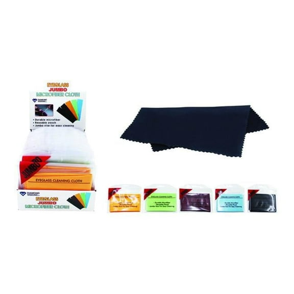 Diamond Visions Microfiber Eyeglass Cleaning Cloth - Case of 18