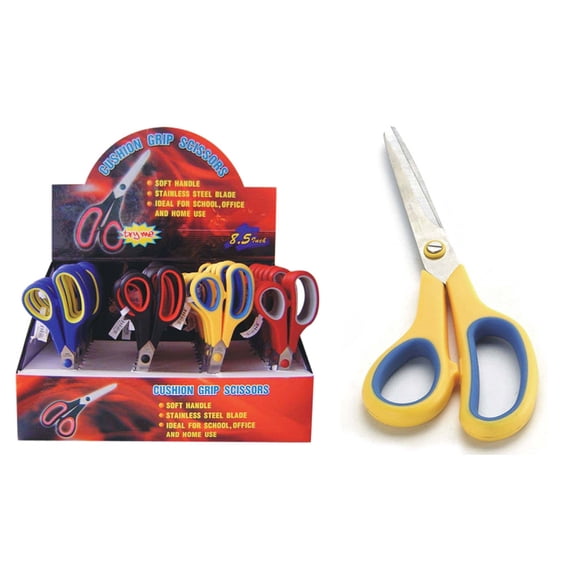 Diamond Visions SC-0179 8 in. Cushion Grip Scissors- - pack of 48