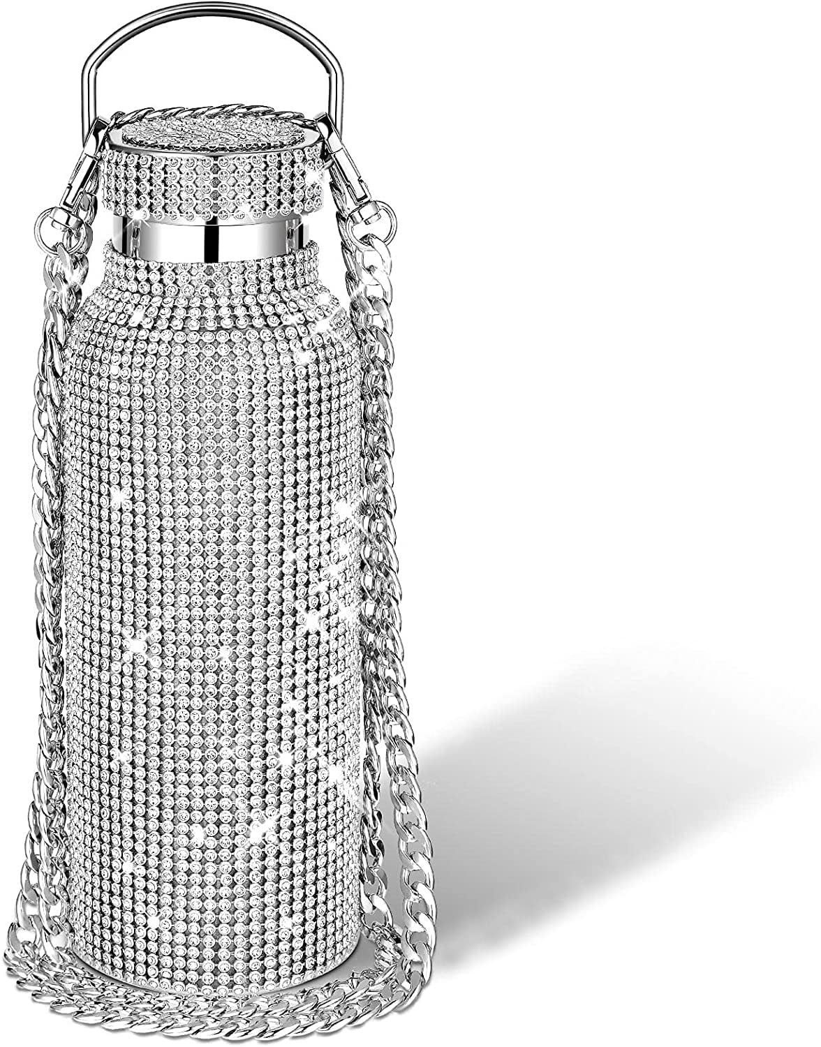 Diamond Water Bottle Bling Rhinestone Stainless Steel Thermal Bottle