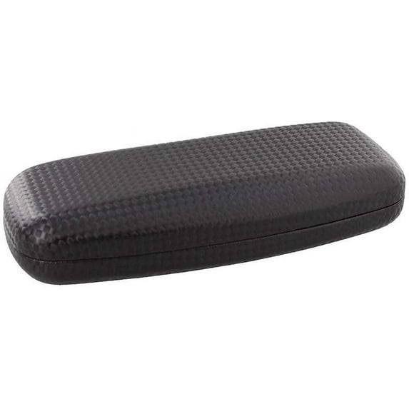 Diamond Weave Eyeglass Case, Fits Small to Medium Frames, Black