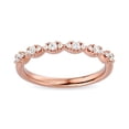 thumbnail image 1 of Diamond Wedding Band 1/5 ct tw in 14K Rose Gold, 1 of 4