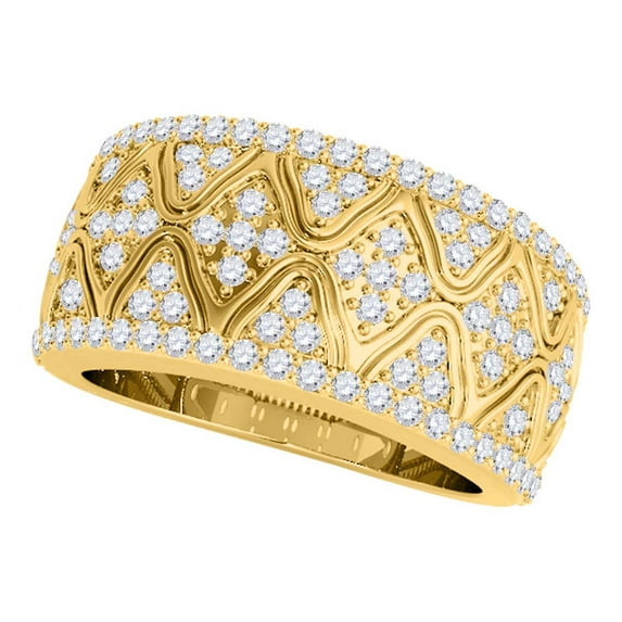 Diamond Wedding Band For Women 0.50 (1/2) Carat Brilliant Round Natural White Diamond Engagement Ring Band In 10K Solid Rose Yellow White Gold