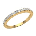 thumbnail image 1 of Diamond Wedding Band Matching to Cushion Halo Wedding Ring Set 14K Gold 0.33 Carat (G,I1), 1 of 5