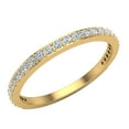 thumbnail image 1 of Diamond Wedding Band Matching to Dainty Halo Engagement Ring 14K Gold 0.31 CT TW (H,I1), 1 of 5