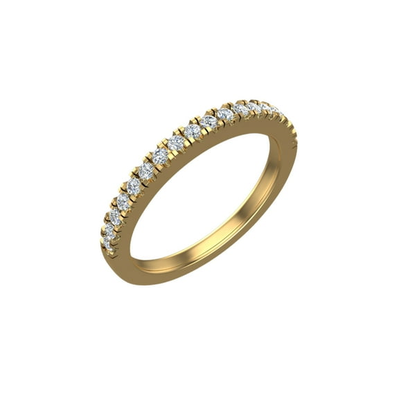 Diamond Wedding Band Matching to Marquise Cut Halo Diamond Ring 14K Gold 0.27 CT TW (G,SI)