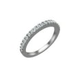 thumbnail image 1 of Diamond Wedding Band Matching to Marquise Cut Halo Diamond Ring 14K White Gold 0.27 CT TW, 1 of 5