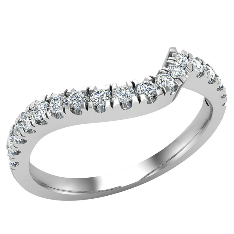 14K White Gold 0.27ct Diamond Engagement Ring