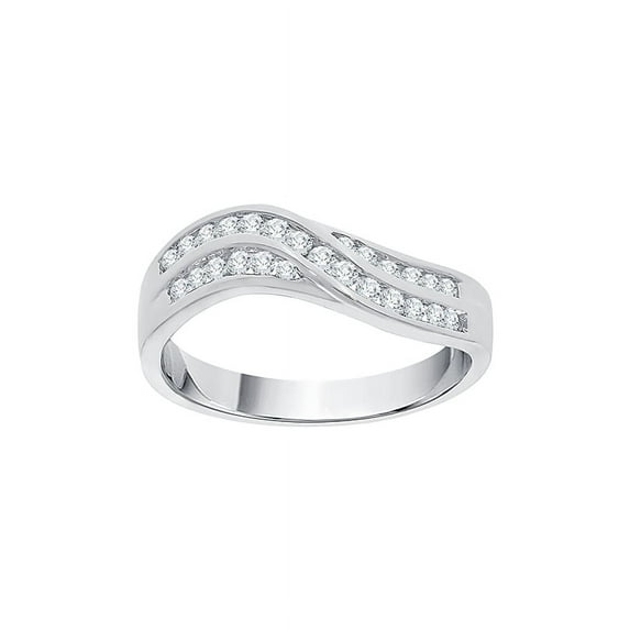 Diamond Wedding Band in 10K Gold (1/3 cttw) (I-Color, SI3-I1 Clarity)