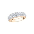 thumbnail image 1 of Diamond Wedding Band in 10K Rose Gold (3/4 cttw) (I-Color, SI3/I1-Clarity) (Size-6), 1 of 2