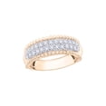 thumbnail image 1 of Diamond Wedding Band in 10K Rose Gold (3/8 cttw) (I-Color, SI3/I1-Clarity) (Size-5), 1 of 2