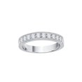 thumbnail image 1 of Diamond Wedding Band in 10K White Gold (1/2 cttw) (I-Color, SI3-I1 Clarity) (Size-7.5), 1 of 2