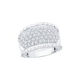 thumbnail image 1 of Diamond Wedding Band in 10K White Gold (1 cttw) (I-Color, SI3/I1-Clarity) (Size-5.5), 1 of 2