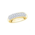 thumbnail image 1 of Diamond Wedding Band in 10K Yellow Gold (1/2 cttw) (I-Color, SI3/I1-Clarity) (Size-9), 1 of 2