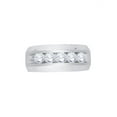 thumbnail image 1 of Diamond Wedding Band in Sterling Silver (1 3/4 cttw) (I-Color, SI3-I1 Clarity) (Size-7.5), 1 of 2
