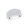 thumbnail image 1 of Diamond Wedding Band in Sterling Silver (1 cttw) (I-Color, SI3/I1-Clarity) (Size-6.5), 1 of 2