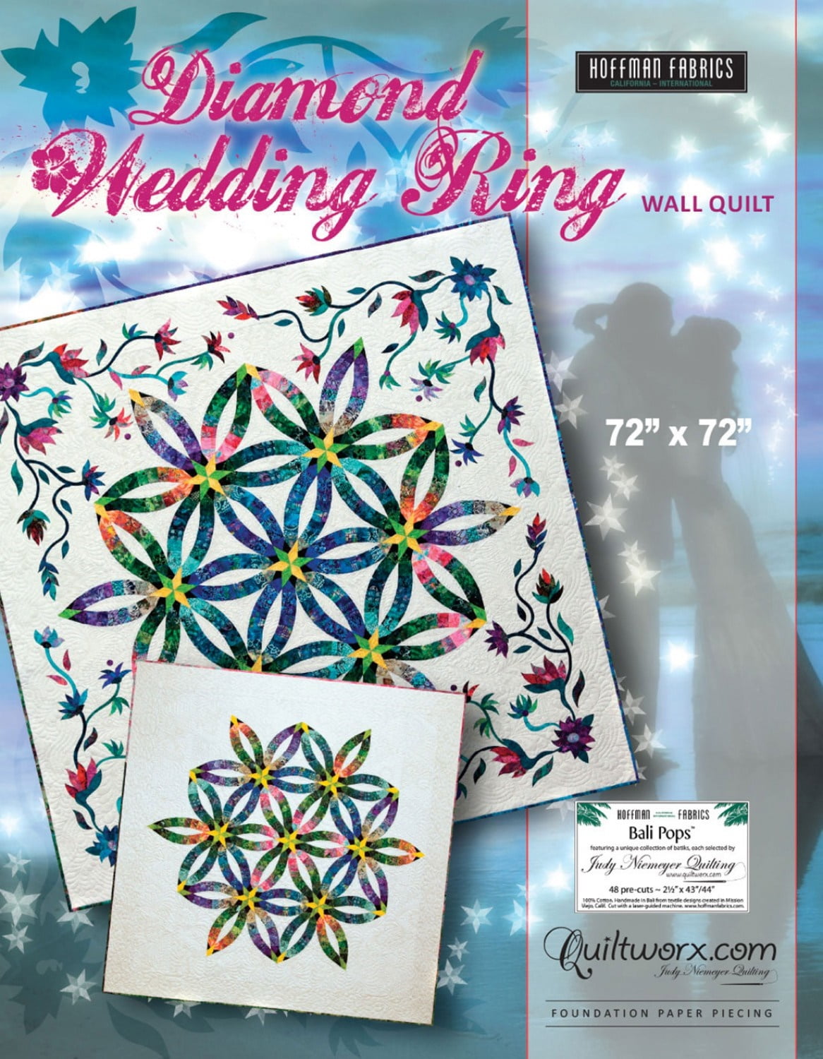 Diamond Wedding Ring Foundation Paper Pieced Quilt Pattern by Judy ...
