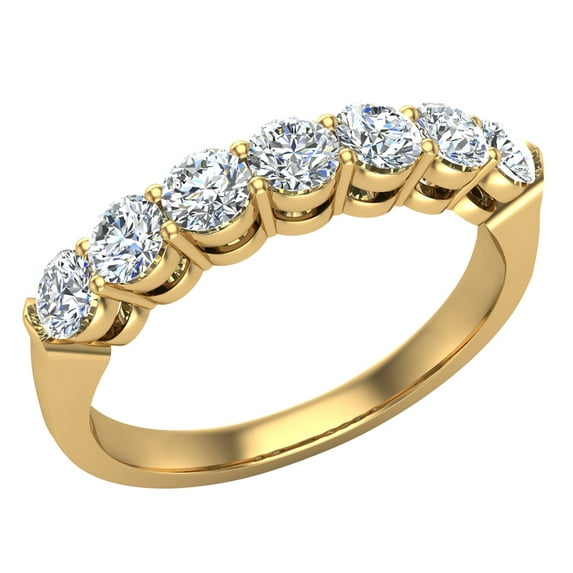 Diamond Wedding Rings for Women 18K Gold 1.25 CT TW ( G, VS )