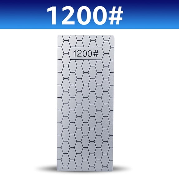 Diamond Whetstone 1200 Grit Knife Sharpening Stone Fine Polishing Plate Honeycomb Blade Sharpener Tool for Kitchen Use