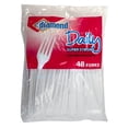 thumbnail image 1 of Diamond Heavy Duty Forks, White, 48 Ct, 1 of 2