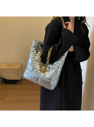 Silver Tote Bags