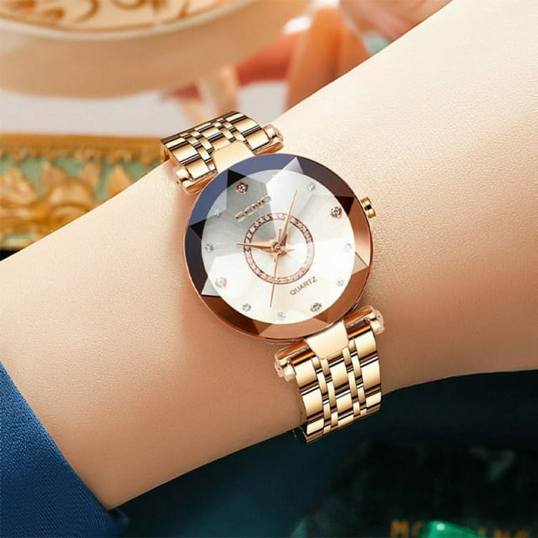 Diamond Women Watch Luxury Brand 2022 Rhinestone Elegant Ladies Watches  Gold Clock Wrist Watches For Women Relogio Feminino Xfcs - Quartz  Wristwatches