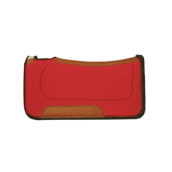 Diamond Wool Contoured Ranch Pad 32X32 1 inch thickness, Red