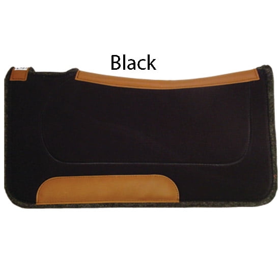 Diamond Wool Contoured Ranch Pad 32X32 Black