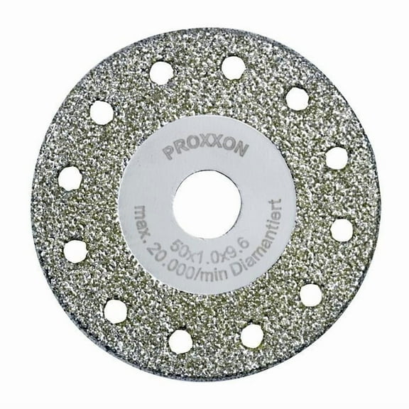 Diamond-coated cutting and roughing disc