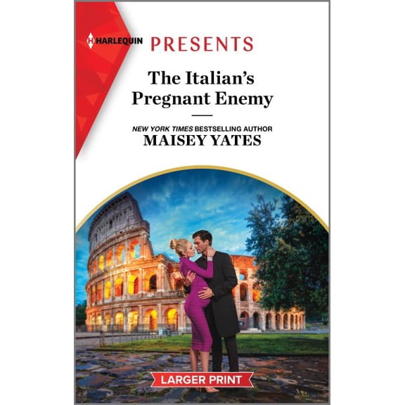 Pre-Owned Diamond in the Rough: The Italian's Pregnant Enemy (Paperback)(Large Print)