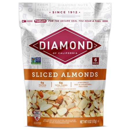 Diamond of California Sliced Almonds 6 oz - Gluten-Free Nut Snack