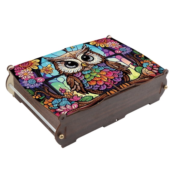 Diamond painting kit storage box, owl DIY multi-functional handmade storage box, suitable for home holiday gifts