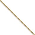 thumbnail image 1 of Diamond2Deal 10K Yellow Gold .95mm D/C Cable Chain Necklace for Women 18", 1 of 1