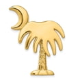 thumbnail image 1 of Diamond2Deal 14K Yellow Gold CHARLESTON Palmetto with Moon Slide Pendant for Women, 1 of 3