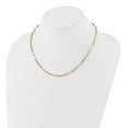 thumbnail image 1 of Diamond2Deal 14k Two-Tone Gold Polished Chain Necklace for Men 18", 1 of 6