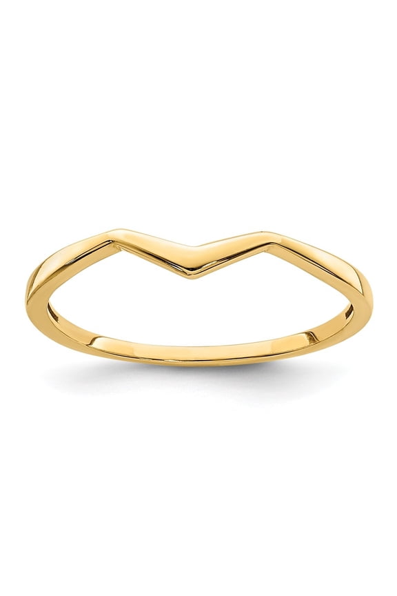 14k Yellow Gold Fashion Ring for Women Size-7