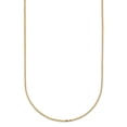 thumbnail image 1 of Diamond2Deal 18K Yellow Gold Polished 0.9mm Solid Box Chain Necklace for Women 16", 1 of 1