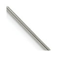 thumbnail image 1 of Diamond2Deal 925 Sterling Silver 1.2 mm Snake Chain Necklace for Women 26", 1 of 5