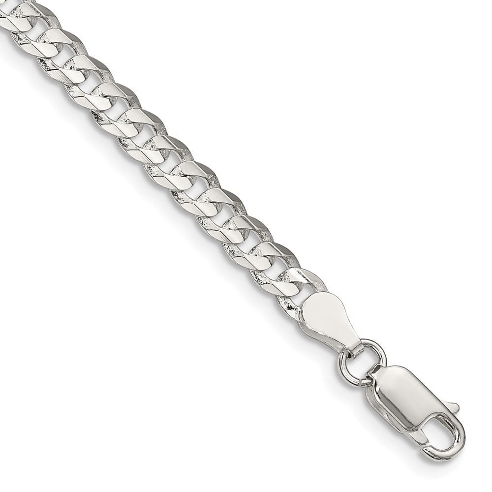Diamond2Deal Sterling Silver Black & White Diamond Bracelet – 7.5 Inch, Rhodium Plated, Gift Boxed - View #11