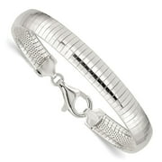 Diamond2Deal 925 Sterling Silver 8mm Cubetto Bracelet 8inch for Women