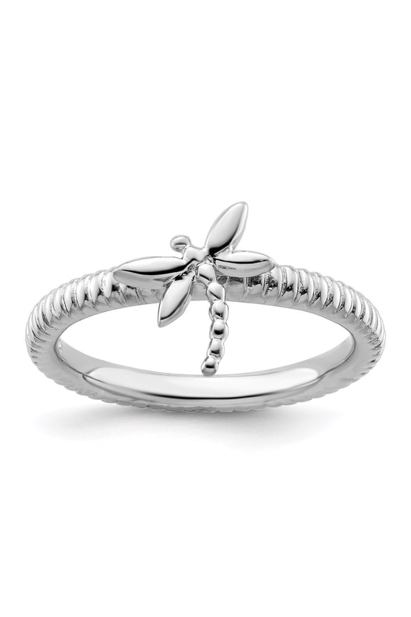 925 Sterling Silver Dragonfly Ring for Women Size- 9