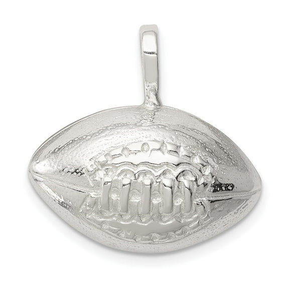 Diamond2Deal 925 Sterling Silver Football Charm Pendant for Men
