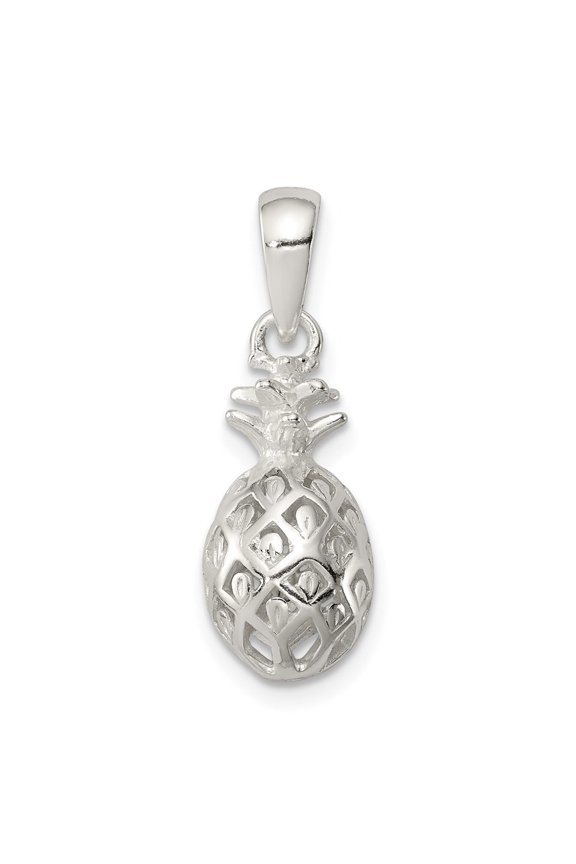 925 Sterling Silver Pineapple Pendant for Women