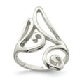 thumbnail image 1 of Diamond2Deal 925 Sterling Silver Polished Ring for Women Size 6, 1 of 8