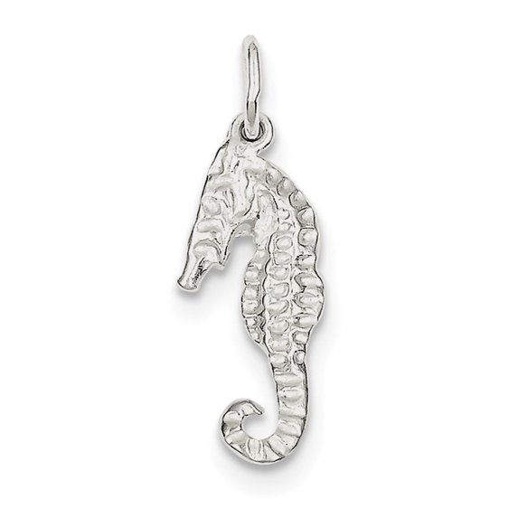 Diamond2Deal 925 Sterling Silver Seahorse Charm Pendant for Women (L- 1.11 inch, W- 0.36 inch)